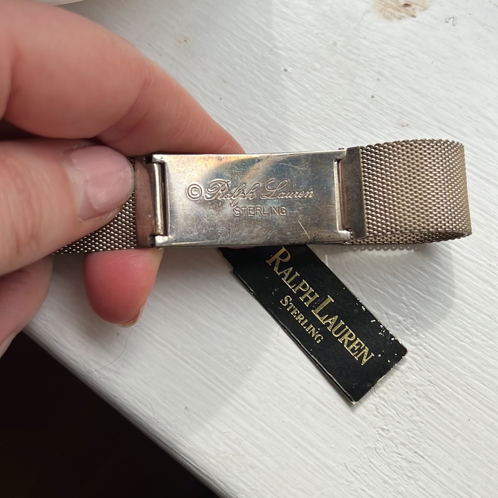 Ralph Lauren deco bracelet with original tags needs polishing - Picture 3 of 5